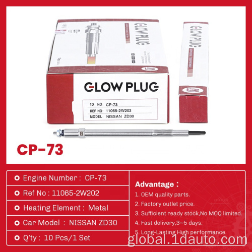 Glow plug Diesel Engines Glow plug CP-73 for NISSAN ZD30 Supplier